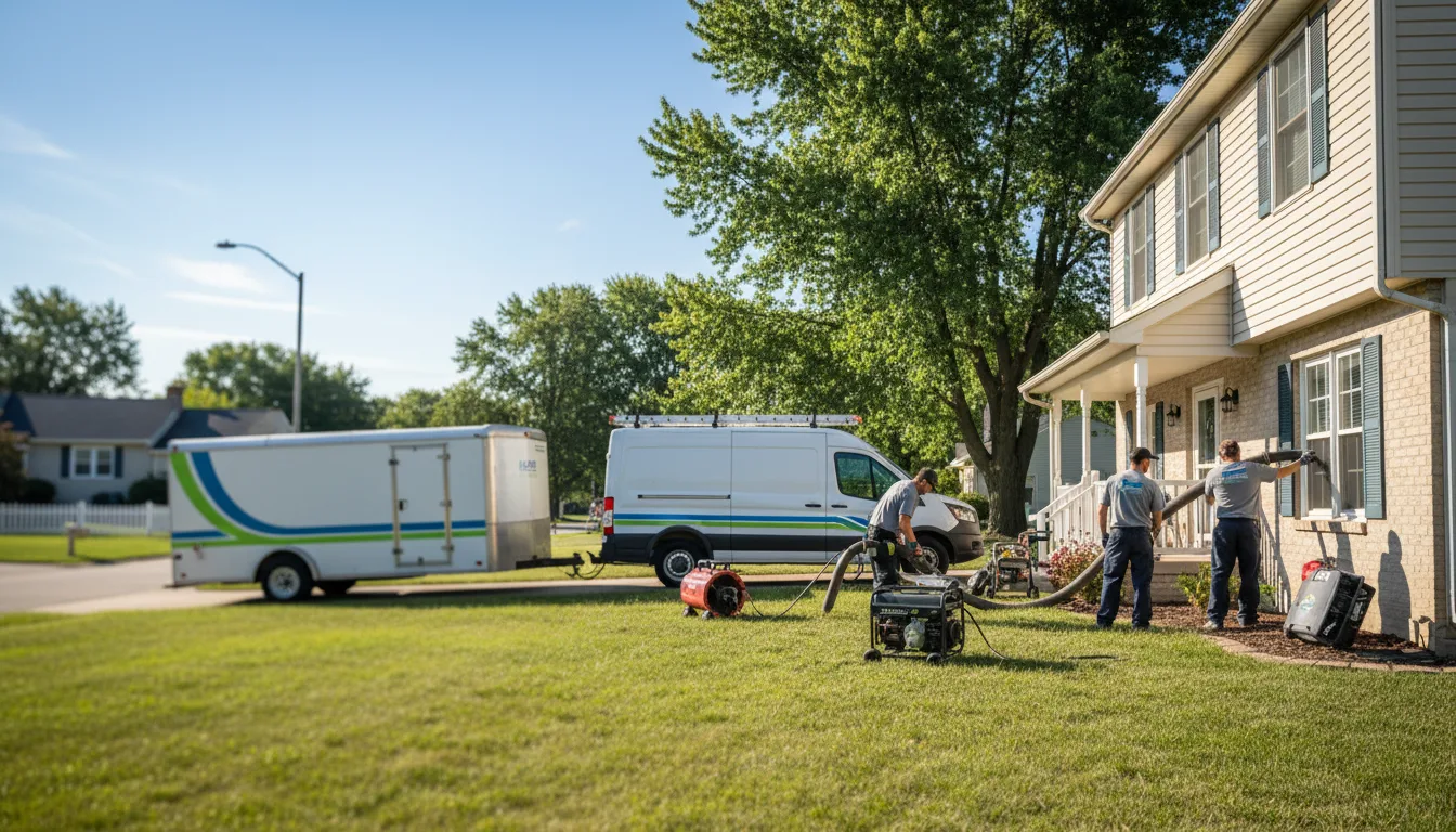 Flooded Basement Restoration And Cleanup With Repair in Winneconne, WI near me